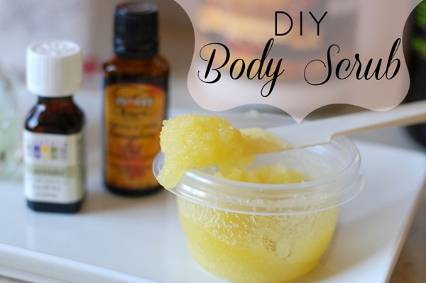 DIY body scrub