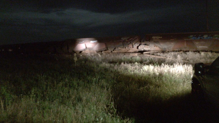 Train derailment near Smyer 720