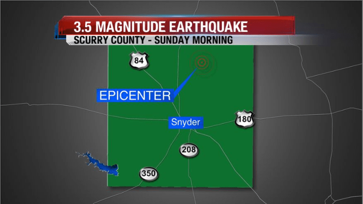 Scurry County Earthquake Map (1-17-16) - 720