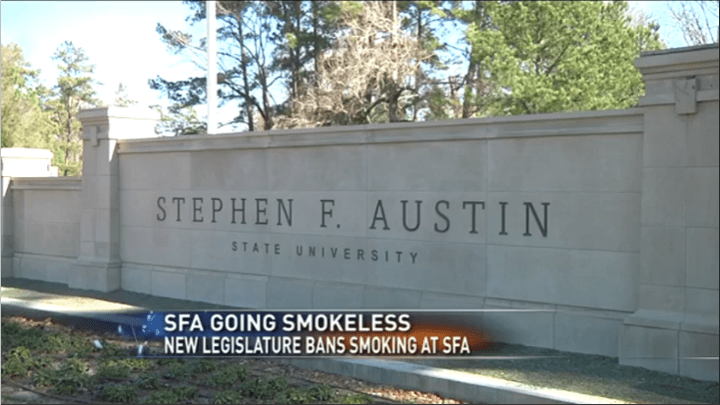 Stephen F. Austin Becoming Tobacco-Free Campus