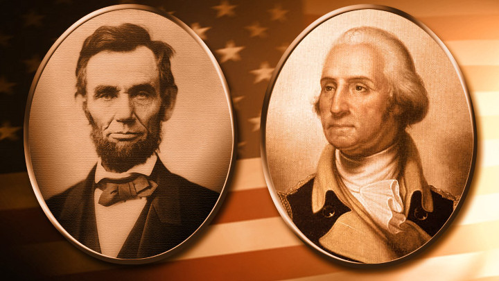 Abraham Lincoln and George Washington Photos  - 720