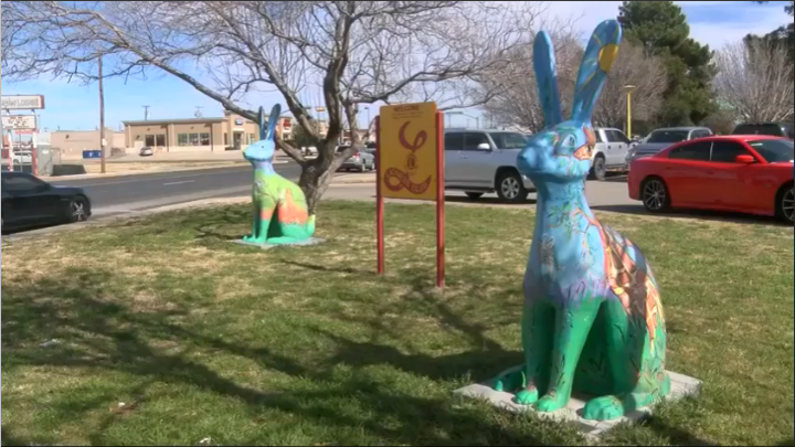 Jackrabbit Statues Around Odessa - 720