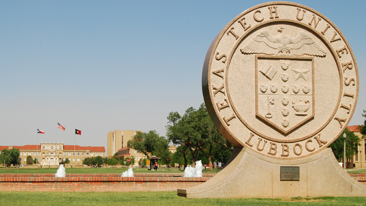 Texas Tech University Seal Statue - 720 v2