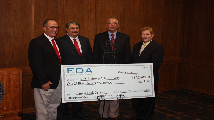 City of Plainview and Hale County Receive $1.0 Million EDA Grant - 720