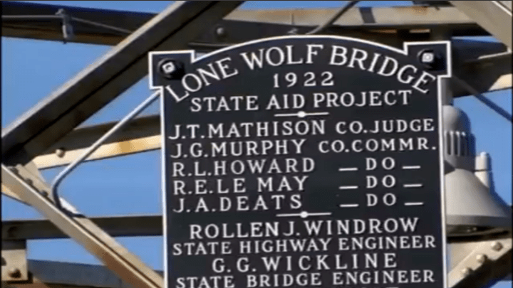 Lone Wolf Bridge in San Angelo - 720