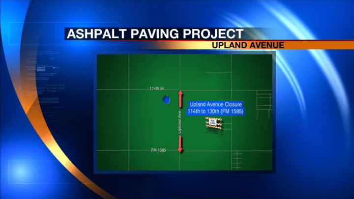 Upland Ave. Paving Between 114th & 130th Map - 720