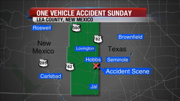 Hobbs Teenager Killed in Lea County Accident Map (4-17-16) - 720