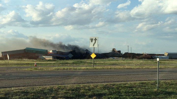 Panhandle, Texas Train Collision, Photo 1 (6-28-16) - 720