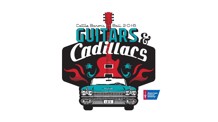 American Cancer Society’s 2016 Cattle Barons Ball Guitars and Cadillacs Logo - 720