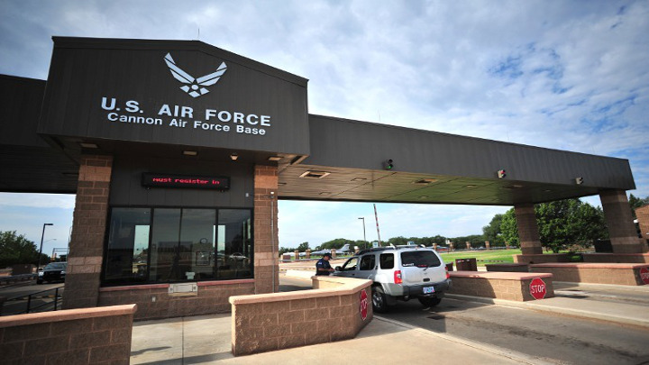 Cannon Air Force Base Gate Photo - 720