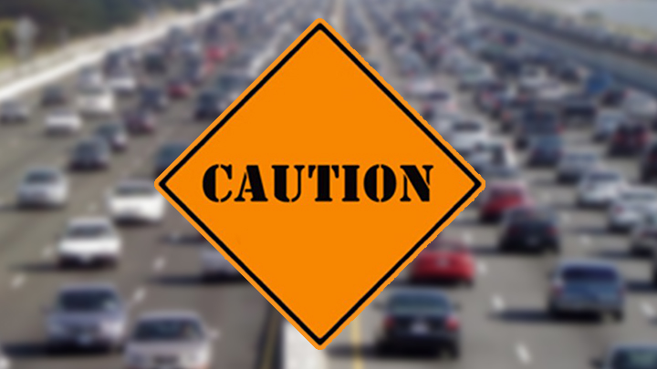 Caution Traffic 720