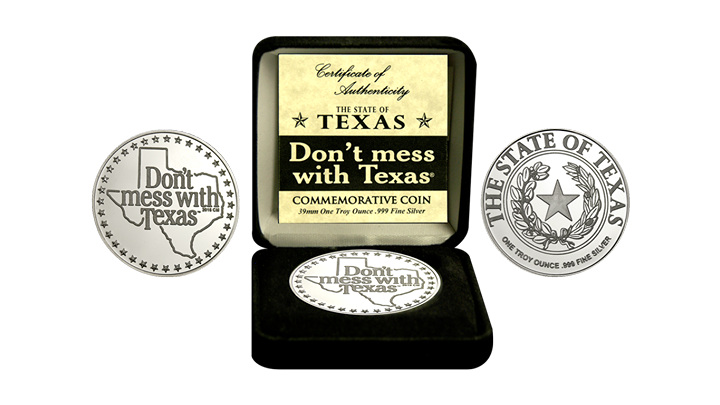 Don't Mess with Texas Coins - 720