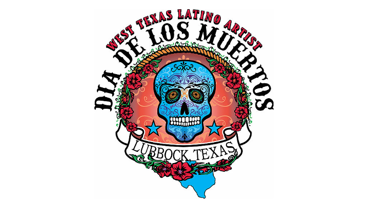 West Texas Latino Artist Exhibit & Día De Los Muertos Celebración Logo - 720