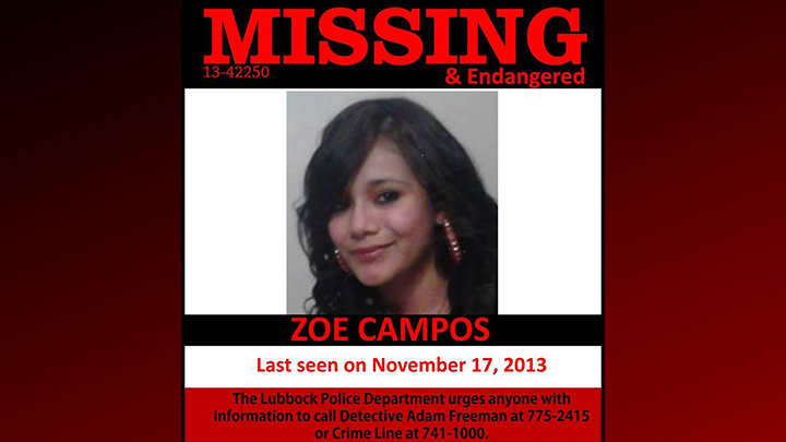 Zoe Campos Missing Poster 2016 720