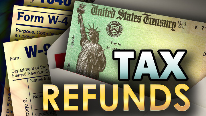 Federal Tax Refunds, Refund from the IRS - 720