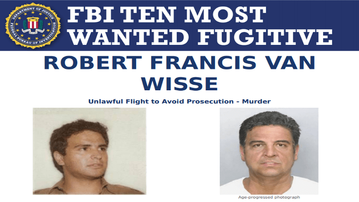 Robert Van Wisse, FBI Most Wanted - 720
