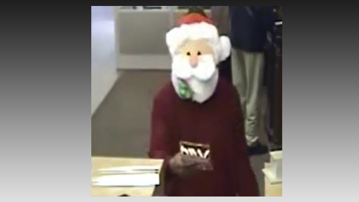 Santa Robbery Suspect 720 Memphis City Credit Union