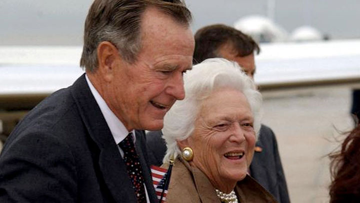 George H.W. & Barbara Bush - 720