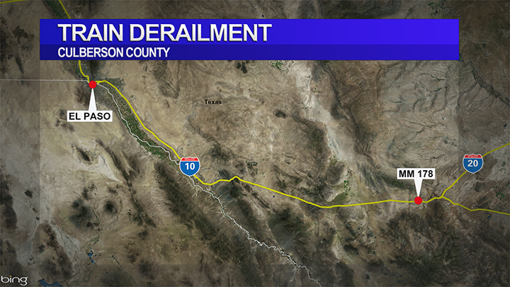Train Derailment in Culberson County - 720