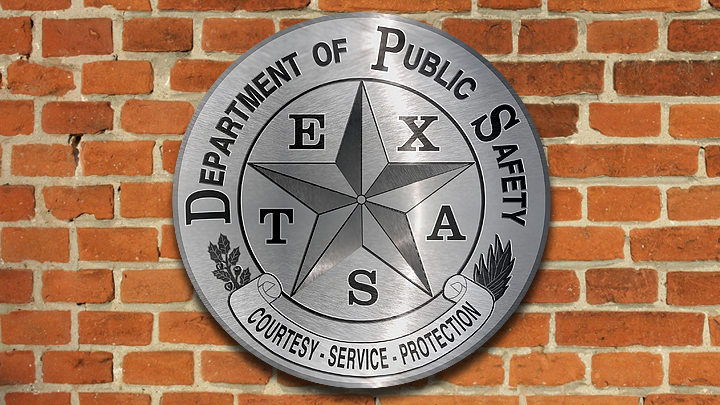 Texas DPS, Department of Public Safety Stainless Steel Logo - 720