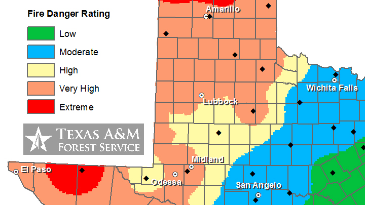 Fire Danger Map 3.6.17 720