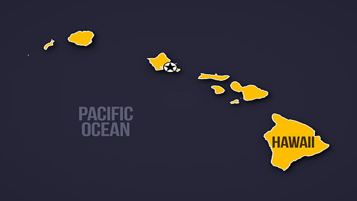 Hawaii Map - 720