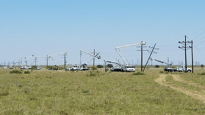 Xcel Energy Storm Damage Repairs in Abernathy - 720