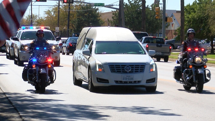 Floyd East Funeral Procession Lubbock 720