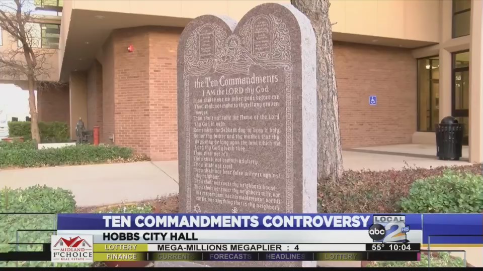 Ten Commandments Hobbs yourbasin.com