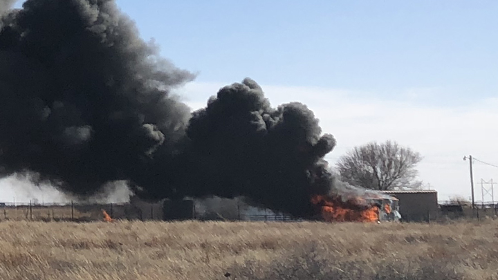 fire highway 84 at County Road 7260 720 2.9.2018