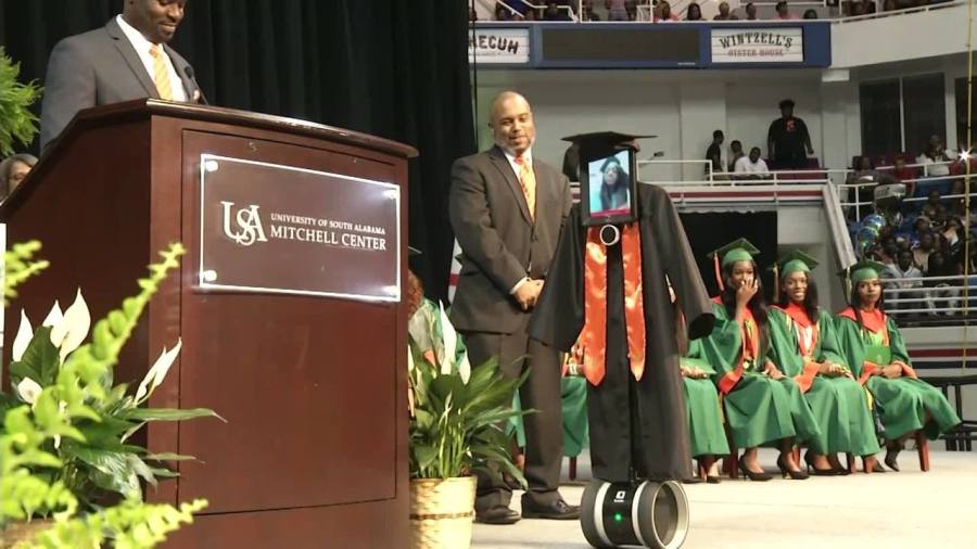 hospitalized high school senior walks