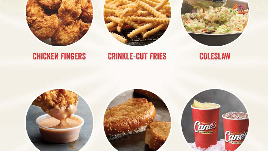 Raising Cane's menu-846655081
