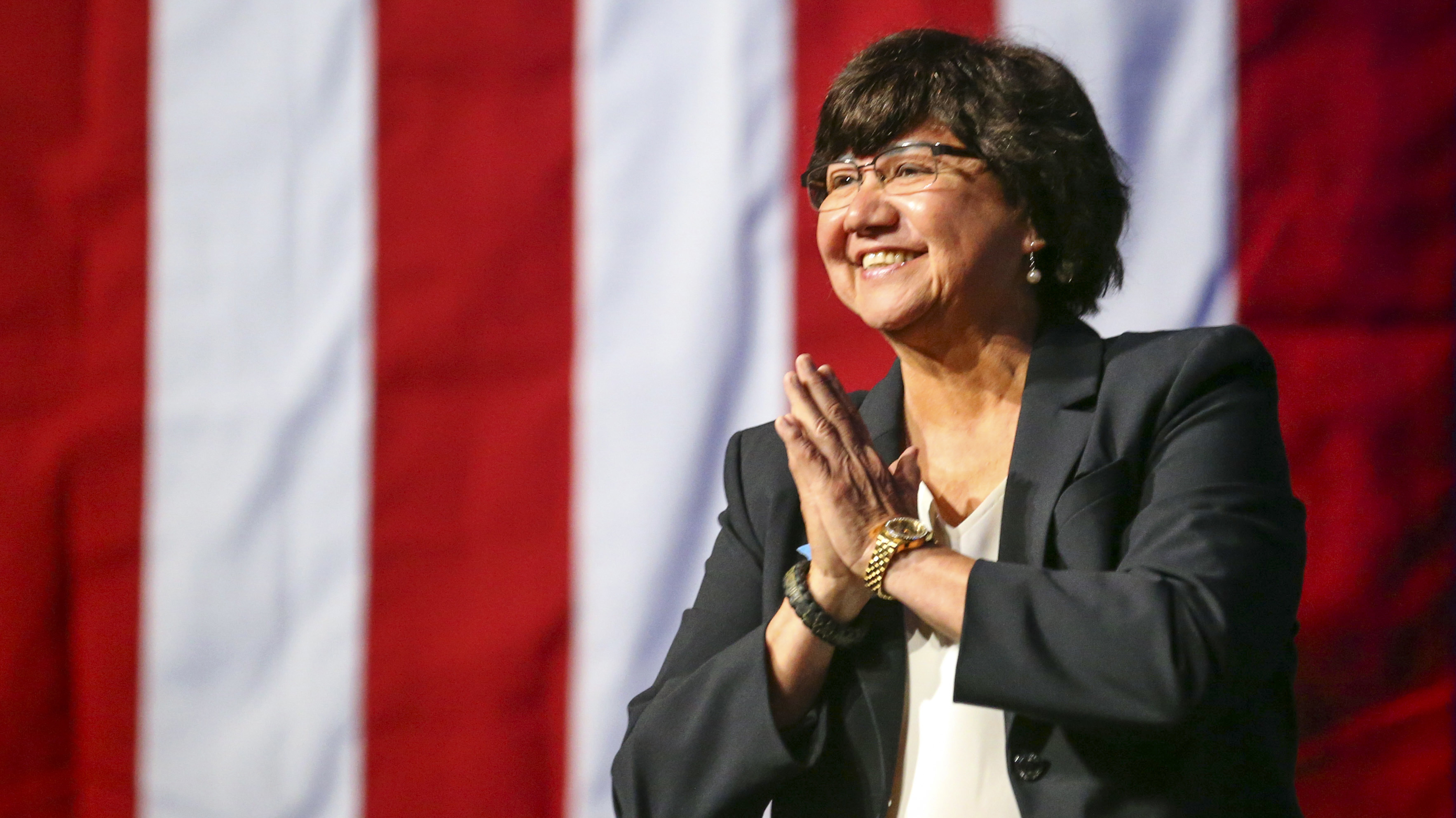 Lupe Valdez at the Texas Democratic Convention-846655081