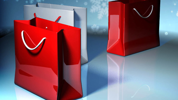 Christmas Holiday Shopping Bags - 720