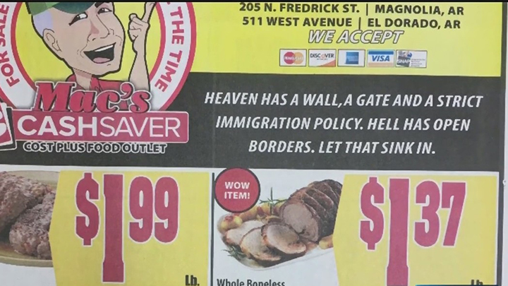 Arkansas Grocery Store Ad Causes Stir - 720