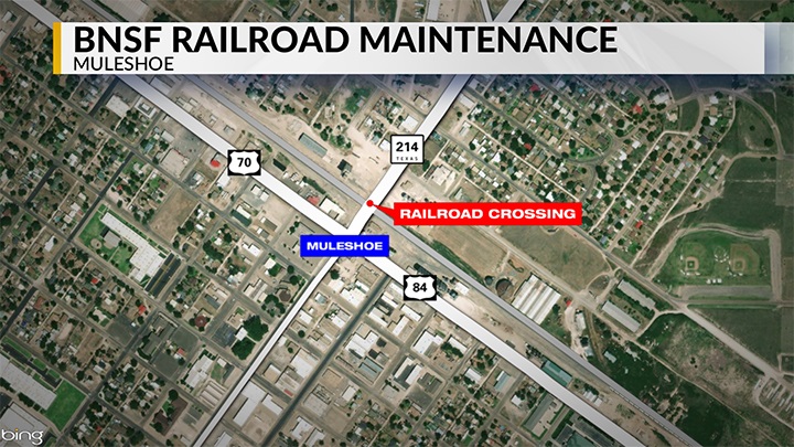 BNSF Railroad Crossing Work in Muleshoe - 720