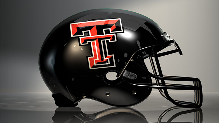 Texas Tech Football, TTU Football Helmet - 720