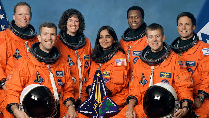 space shuttle Columbia Crew 720