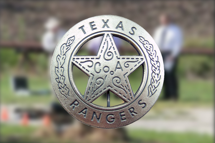 Texas Rangers badge 690