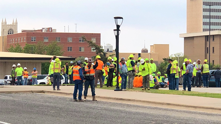 Gas leak evacuation