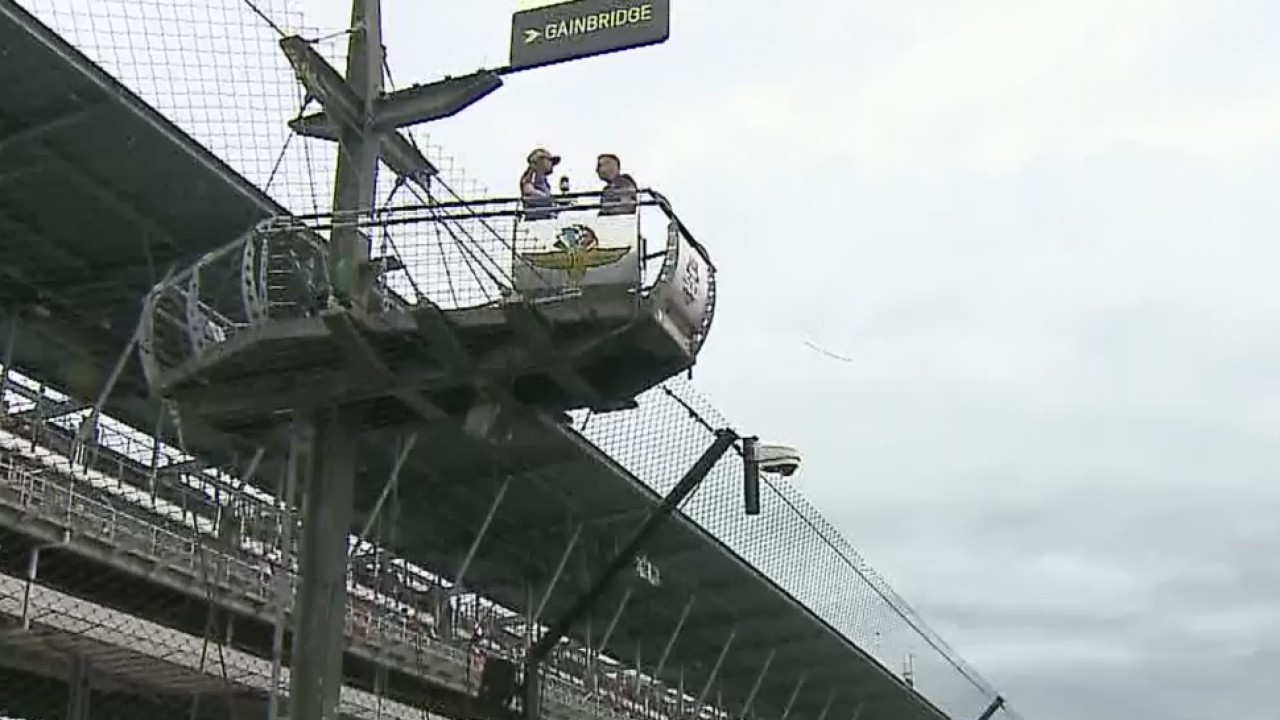 IMS from vantage point of official flagman