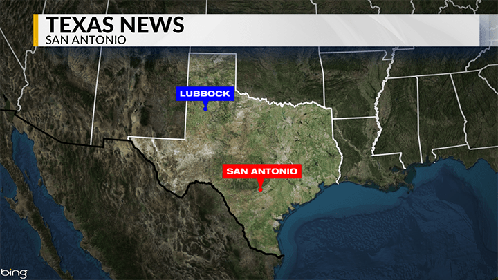 KLBK San Antonio, Texas News Locator Map - 720