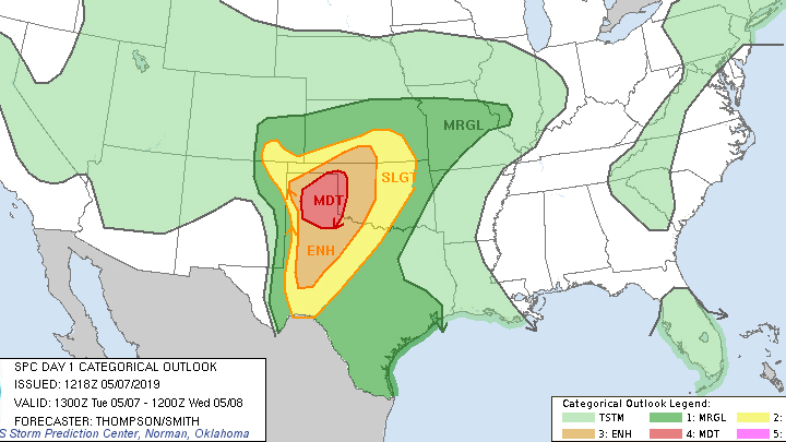 Storm Outlook 20190507