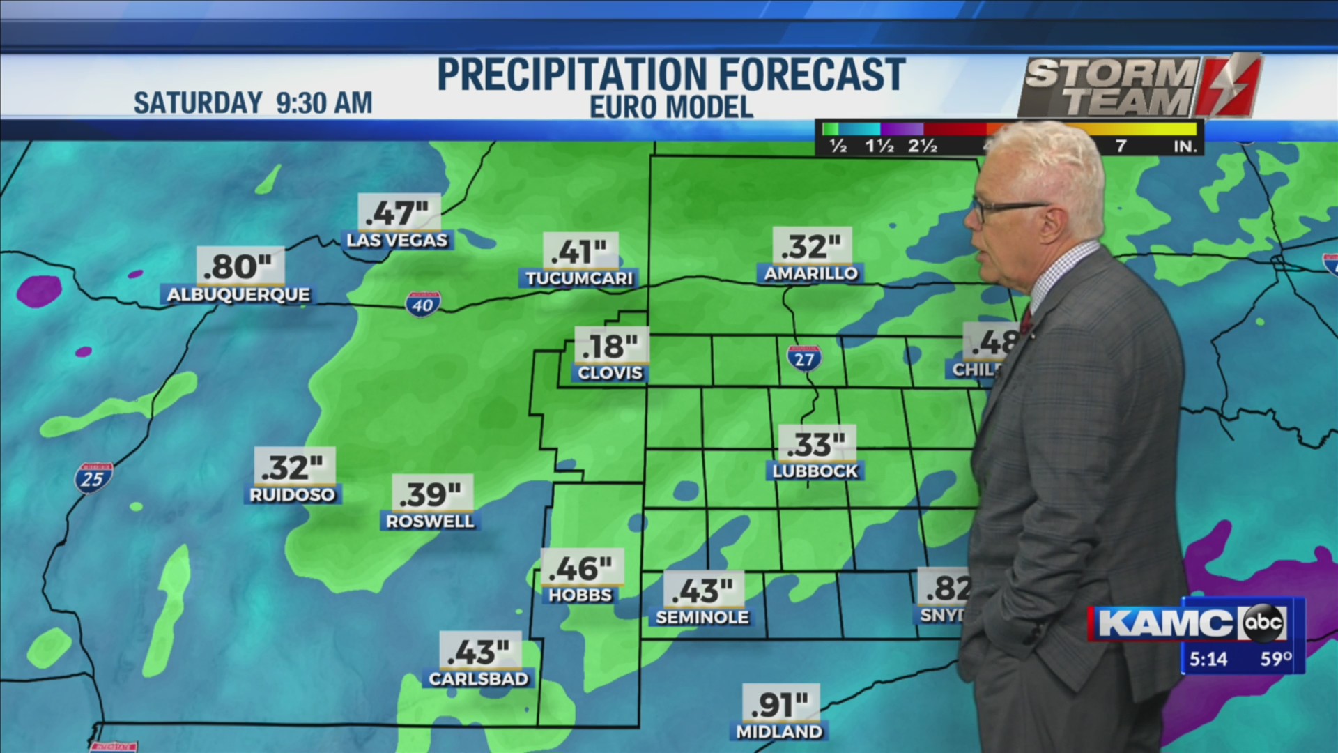 KAMC Weather Webcast with Meteorologist Ron Roberts: November 15th, 2019