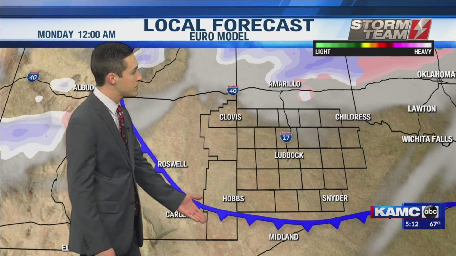 KAMC Weather Webcast with Meteorologist Jacob Riley: December 13th, 2019