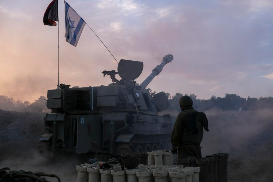 This photo released by the Israeli military on Thursday, Nov. 2, 2023, shows ground operations inside the Gaza Strip. (Israel Defense Forces via AP)